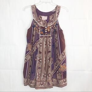 Romeo & Juliet Babydoll Top Womens Medium Y2K Cotton Fairy Boho Festival Beachy